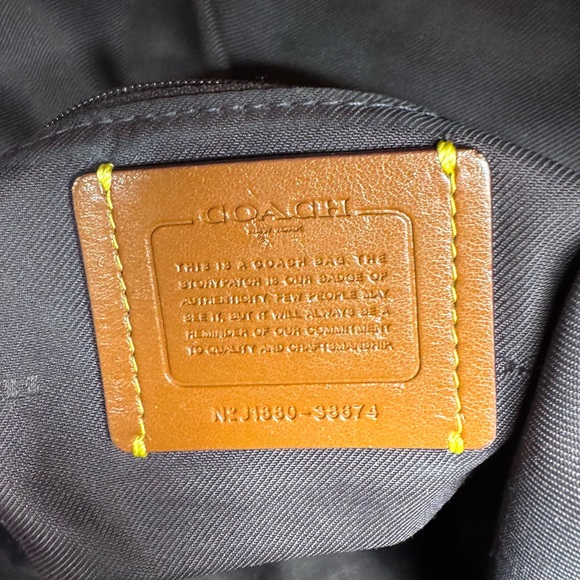 COACH Rucksack Leather Backpack - Picture 10 of 16